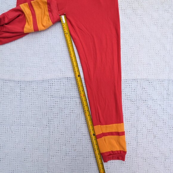 Kangol Joggers Pants Men's S Retro Red Yellow Combo Drawstring Pockets Size M - Picture 5 of 6